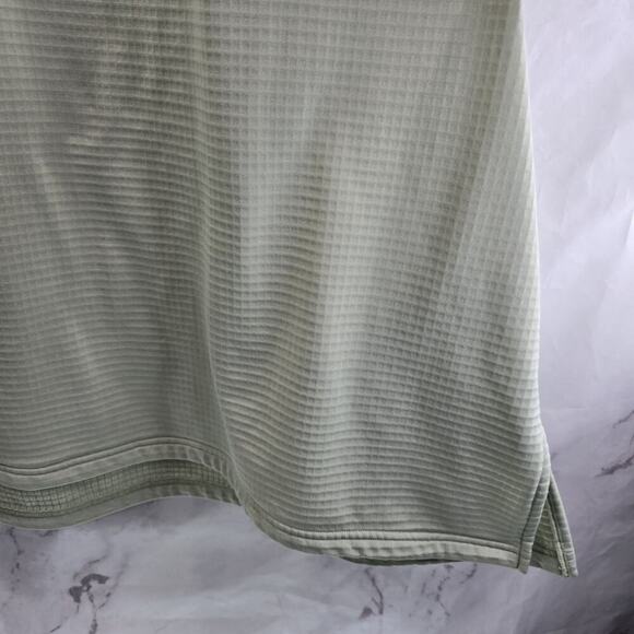 NRS Gown Robe Hooded Changing Poncho Micro Grid Fleece Camp Dress One Size Green - Picture 4 of 12